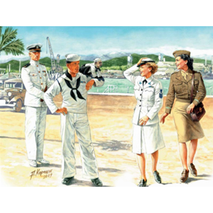 MASTER BOX 1/35 figure "Women at War: US Navy WAVES"